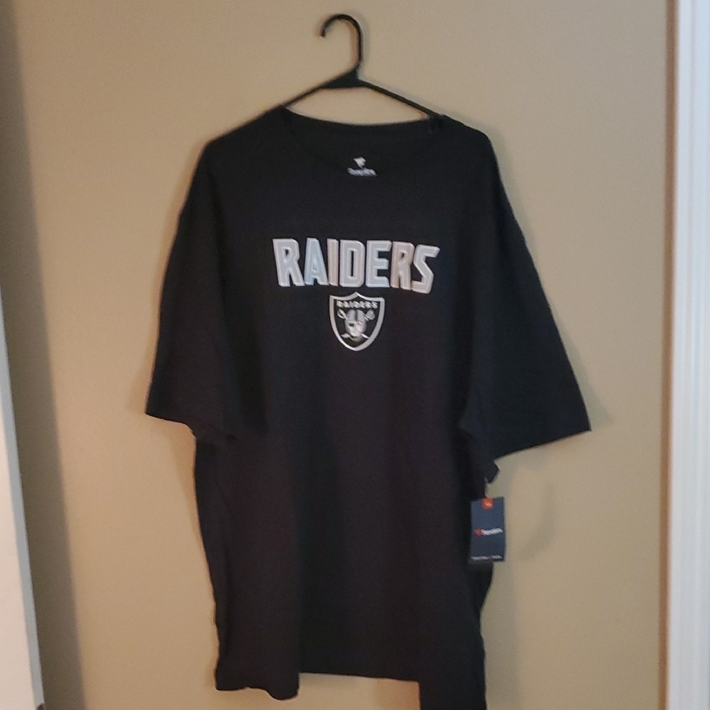 Fanatics Raiders Black Short Sleeve Tee